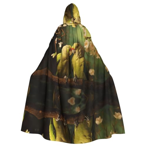 ERSDWRE Halloween-Kapuzenumhang mit Papageien-Motiv, für Männer und Frauen, für mittelalterliche Kostüme, Cosplay ERSDWRE Halloween-Kapuzenumhang mit Papageien-Motiv, für Männer und Frauen, für mittelalterliche Kostüme, Cosplay von ERSDWRE