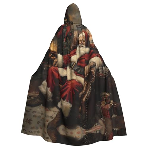 ERSDWRE Halloween-Kapuzenumhang mit Weihnachtsdruck, für Männer und Frauen, Kapuzenumhang für Mittelalter-Umhang, Kostüme, Cosplay ERSDWRE Halloween-Kapuzenumhang mit Weihnachtsdruck, für Männer und Frauen, Kapuzenumhang für Mittelalter-Umhang, Kostüme, Cosplay von ERSDWRE