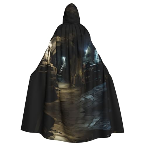 ERSDWRE Halloween-Kapuzenumhang mit altem Kryptusaufdruck, für Männer und Frauen, Kapuzenumhang für Mittelalter-Umhang, Kostüme, Cosplay ERSDWRE Halloween-Kapuzenumhang mit altem Kryptusaufdruck, für Männer und Frauen, Kapuzenumhang für Mittelalter-Umhang, Kostüme, Cosplay von ERSDWRE