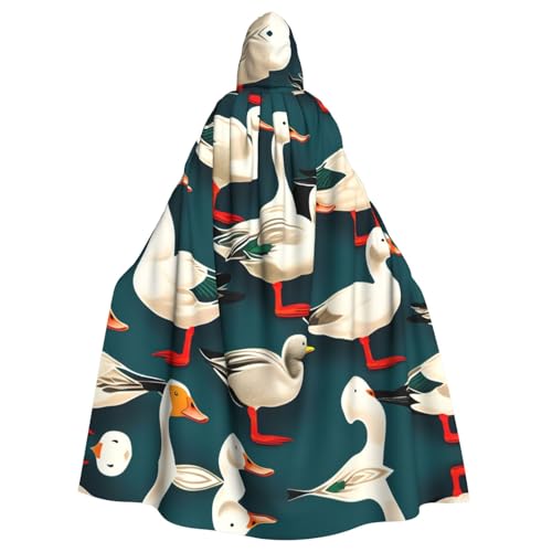 ERSDWRE Mallard Ducks Print Halloween Kapuzenumhang für Männer Frauen Kapuzenumhang Robe für Mittelalter-Umhang Kostüme Cosplay ERSDWRE Mallard Ducks Print Halloween Kapuzenumhang für Männer Frauen Kapuzenumhang Robe für Mittelalter-Umhang Kostüme Cosplay von ERSDWRE