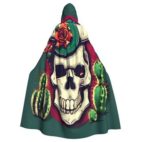 ERSDWRE Totenkopf-Aufdruck, Halloween-Kapuzenumhang für Männer und Frauen, Kapuzenumhang für Mittelalter-Umhang, Kostüme, Cosplay ERSDWRE Totenkopf-Aufdruck, Halloween-Kapuzenumhang für Männer und Frauen, Kapuzenumhang für Mittelalter-Umhang, Kostüme, Cosplay von ERSDWRE