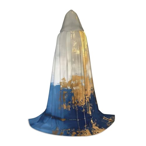 ERSDWRE Umhang mit Kapuze, Uni, für Erwachsene, goldfarben, blau, weiß, perfekt für Halloween, Rollenspiele, Maskerade-Partys ERSDWRE Umhang mit Kapuze, Uni, für Erwachsene, goldfarben, blau, weiß, perfekt für Halloween, Rollenspiele, Maskerade-Partys von ERSDWRE
