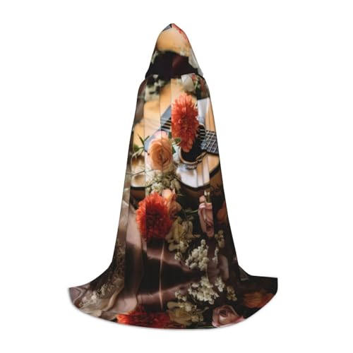 ERSDWRE Umhang mit Kapuze und Blumendruck, Uni, Erwachsene, perfekt für Halloween, Rollenspiele, Maskerade-Partys ERSDWRE Umhang mit Kapuze und Blumendruck, Uni, Erwachsene, perfekt für Halloween, Rollenspiele, Maskerade-Partys von ERSDWRE