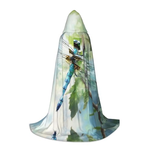 ERSDWRE Umhang mit Libellen-Motiv, Uni, Erwachsene, Kapuzenumhang, perfekt für Halloween, Rollenspiele, Maskerade-Partys ERSDWRE Umhang mit Libellen-Motiv, Uni, Erwachsene, Kapuzenumhang, perfekt für Halloween, Rollenspiele, Maskerade-Partys von ERSDWRE