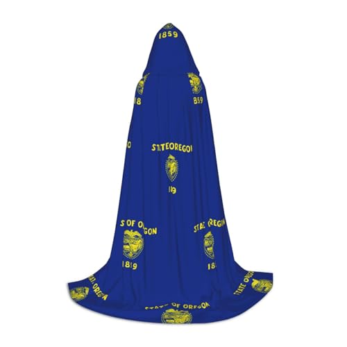 ERSDWRE Umhang mit Oregon-Flagge, Uni, Erwachsene, Kapuzenumhang, perfekt für Halloween, Rollenspiele, Maskerade-Partys ERSDWRE Umhang mit Oregon-Flagge, Uni, Erwachsene, Kapuzenumhang, perfekt für Halloween, Rollenspiele, Maskerade-Partys von ERSDWRE