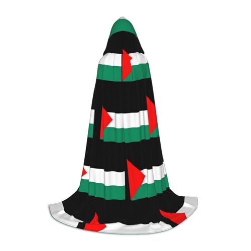 ERSDWRE Umhang mit Palästina-Flagge, Uni, Erwachsene, Kapuzenumhang, perfekt für Halloween, Rollenspiele, Maskerade-Partys ERSDWRE Umhang mit Palästina-Flagge, Uni, Erwachsene, Kapuzenumhang, perfekt für Halloween, Rollenspiele, Maskerade-Partys von ERSDWRE