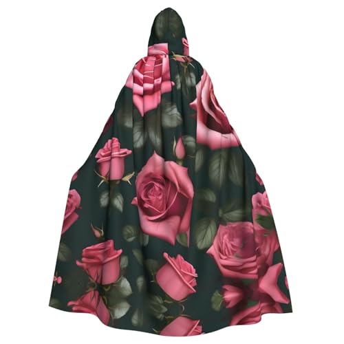 ERSDWRE Umhang mit Totenkopf-Augen, Halloween-Kapuzenumhang für Männer und Frauen, Kapuzenumhang für Mittelalter-Umhang, Kostüme, Cosplay von ERSDWRE