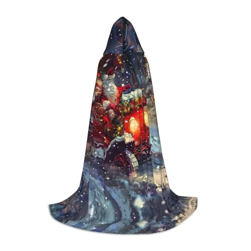 ERSDWRE Umhang mit Weihnachtsmotiv, Uni, Erwachsene, mit Kapuze, perfekt für Halloween, Rollenspiele, Maskerade-Partys ERSDWRE Umhang mit Weihnachtsmotiv, Uni, Erwachsene, mit Kapuze, perfekt für Halloween, Rollenspiele, Maskerade-Partys von ERSDWRE