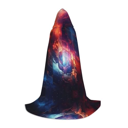 ERSDWRE Umhang mit Weltraum-Druck, Uni, Erwachsene, Kapuzenumhang, perfekt für Halloween, Rollenspiele, Maskerade-Partys ERSDWRE Umhang mit Weltraum-Druck, Uni, Erwachsene, Kapuzenumhang, perfekt für Halloween, Rollenspiele, Maskerade-Partys von ERSDWRE