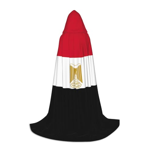 ERSDWRE Umhang mit ägyptischer Flagge, Uni, Erwachsene, Kapuzenumhang, perfekt für Halloween, Rollenspiele, Maskerade-Partys ERSDWRE Umhang mit ägyptischer Flagge, Uni, Erwachsene, Kapuzenumhang, perfekt für Halloween, Rollenspiele, Maskerade-Partys von ERSDWRE