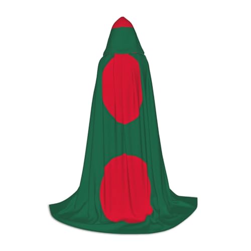 ERSDWRE Umhang mit der Flagge von Bangladesch, Uni, Erwachsene, mit Kapuze, perfekt für Halloween, Rollenspiele, Maskerade-Partys ERSDWRE Umhang mit der Flagge von Bangladesch, Uni, Erwachsene, mit Kapuze, perfekt für Halloween, Rollenspiele, Maskerade-Partys von ERSDWRE