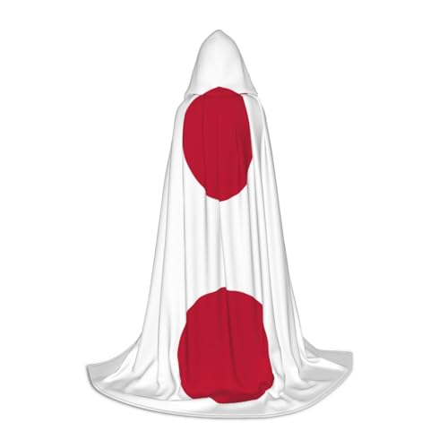 ERSDWRE Umhang mit japanischer Flagge, Uni, Erwachsene, mit Kapuze, perfekt für Halloween, Rollenspiele, Maskerade-Partys ERSDWRE Umhang mit japanischer Flagge, Uni, Erwachsene, mit Kapuze, perfekt für Halloween, Rollenspiele, Maskerade-Partys von ERSDWRE