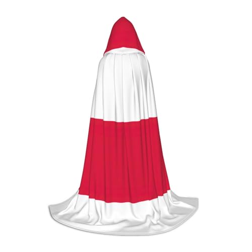 ERSDWRE Umhang mit polnischer Flagge, Uni, Erwachsene, Kapuzenumhang, perfekt für Halloween, Rollenspiele, Maskerade-Partys ERSDWRE Umhang mit polnischer Flagge, Uni, Erwachsene, Kapuzenumhang, perfekt für Halloween, Rollenspiele, Maskerade-Partys von ERSDWRE