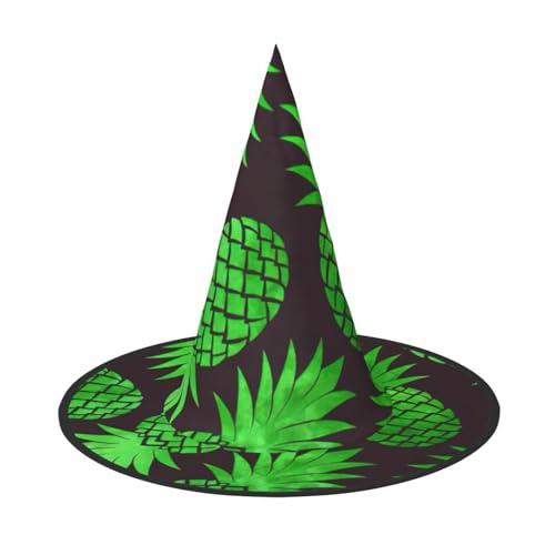 Ananas Kunstdruck Rave Hexenhut Karneval Halloween Hut für Partys Maskeraden und Kostümveranstaltungen von ERTTNT