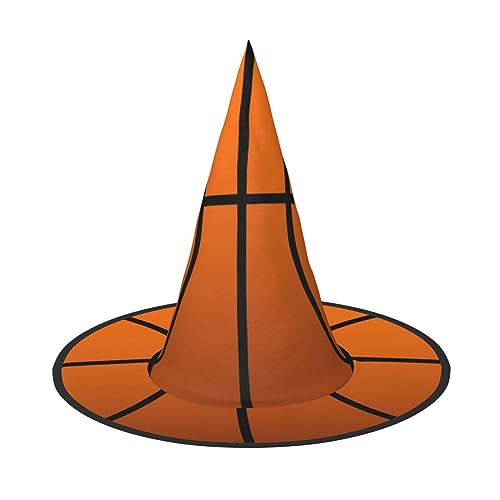 Basketball Druck Rave Hexenhut Karneval Halloween Hut für Partys Maskeraden und Kostümveranstaltungen von ERTTNT