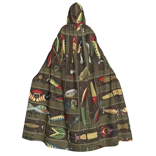ERTTNT Angelköder-Stil, bedruckt, Kapuzenumhang, leichter Umhang für Cosplay, Karneval, Maskerade, Vampir-Kostüme ERTTNT Angelköder-Stil, bedruckt, Kapuzenumhang, leichter Umhang für Cosplay, Karneval, Maskerade, Vampir-Kostüme von ERTTNT