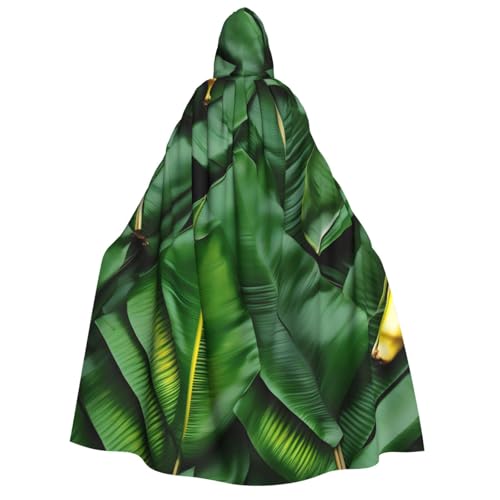 ERTTNT Bananenblätter-Druck, Uni, Halloween-Kostüm, Kapuzenumhang, Umhang, Übergröße, Cosplay, Messen mehr ERTTNT Bananenblätter-Druck, Uni, Halloween-Kostüm, Kapuzenumhang, Umhang, Übergröße, Cosplay, Messen mehr von ERTTNT