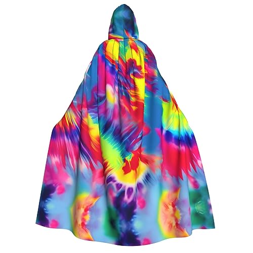 ERTTNT Batikmuster-Druck, Uni, Halloween-Kostüm, Kapuzenumhang, Umhang, Übergröße, Cosplay, Messen und mehr ERTTNT Batikmuster-Druck, Uni, Halloween-Kostüm, Kapuzenumhang, Umhang, Übergröße, Cosplay, Messen und mehr von ERTTNT