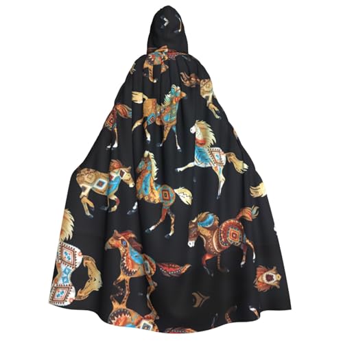 ERTTNT Brauner Pferdeaufdruck, Uni, Halloween-Kostüm, Kapuzenumhang, Umhang, Übergröße, Cosplay, Messen mehr ERTTNT Brauner Pferdeaufdruck, Uni, Halloween-Kostüm, Kapuzenumhang, Umhang, Übergröße, Cosplay, Messen mehr von ERTTNT