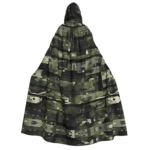 ERTTNT Digitaler Camouflage-Druck, Uni, Halloween-Kostüm, Kapuzenumhang, Umhang, Übergröße, Cosplay, Messen mehr ERTTNT Digitaler Camouflage-Druck, Uni, Halloween-Kostüm, Kapuzenumhang, Umhang, Übergröße, Cosplay, Messen mehr von ERTTNT