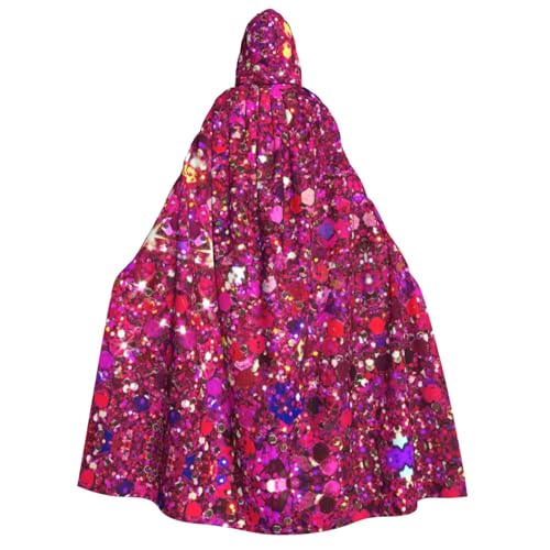 ERTTNT Glitzer-Druck, Uni, Halloween-Kostüm, Kapuzenumhang, Umhang, Übergröße, Cosplay, Messen und mehr ERTTNT Glitzer-Druck, Uni, Halloween-Kostüm, Kapuzenumhang, Umhang, Übergröße, Cosplay, Messen und mehr von ERTTNT