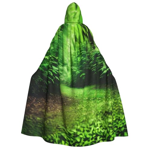 ERTTNT Grüner Naturdruck, Uni, Halloween-Kostüm, Kapuzenumhang, Umhang, Übergröße, Cosplay, Messen und mehr ERTTNT Grüner Naturdruck, Uni, Halloween-Kostüm, Kapuzenumhang, Umhang, Übergröße, Cosplay, Messen und mehr von ERTTNT