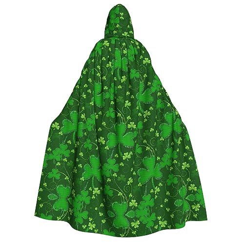 ERTTNT Hintergrund, St. Patrick's Day, Glitzer-Druck, Uni, Halloween-Kostüm, Kapuzenumhang, Umhang, übergroße Cosplay-Messen mehr ERTTNT Hintergrund, St. Patrick's Day, Glitzer-Druck, Uni, Halloween-Kostüm, Kapuzenumhang, Umhang, übergroße Cosplay-Messen mehr von ERTTNT