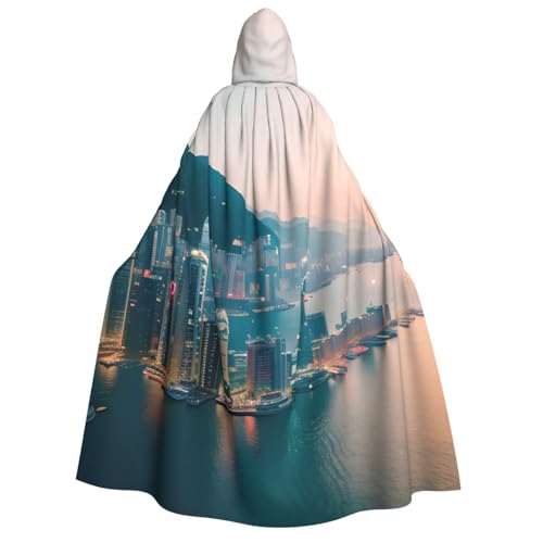 ERTTNT Hongkong-Druck, Uni, Halloween-Kostüm, Kapuzenumhang, Umhang, Übergröße, Cosplay, Messen und mehr ERTTNT Hongkong-Druck, Uni, Halloween-Kostüm, Kapuzenumhang, Umhang, Übergröße, Cosplay, Messen und mehr von ERTTNT