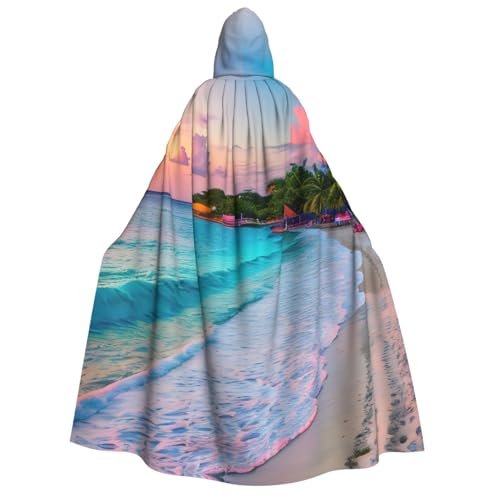 ERTTNT Jamaika-Strand-Druck, Uni, Halloween-Kostüm, Kapuzenumhang, Umhang, Übergröße, Cosplay, Messen mehr ERTTNT Jamaika-Strand-Druck, Uni, Halloween-Kostüm, Kapuzenumhang, Umhang, Übergröße, Cosplay, Messen mehr von ERTTNT
