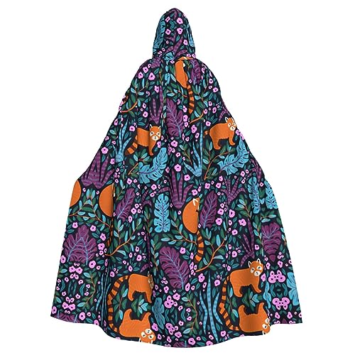 ERTTNT Kapuzenumhang mit Katzendruck, für Halloween, Karneval, Cosplay, Maskerade, Partys ERTTNT Kapuzenumhang mit Katzendruck, für Halloween, Karneval, Cosplay, Maskerade, Partys von ERTTNT