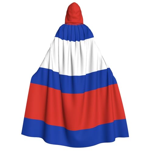 ERTTNT Kapuzenumhang mit russischer Flagge, leichter Umhang für Cosplay, Karneval, Maskerade, Vampir-Kostüme ERTTNT Kapuzenumhang mit russischer Flagge, leichter Umhang für Cosplay, Karneval, Maskerade, Vampir-Kostüme von ERTTNT