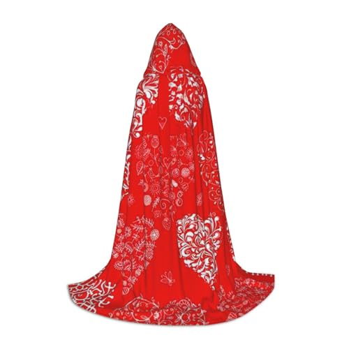 ERTTNT Love Print Uni Umhang Halloween Kapuzenumhang Erwachsene Party Kostüm mit Umhang für Karneval ERTTNT Love Print Uni Umhang Halloween Kapuzenumhang Erwachsene Party Kostüm mit Umhang für Karneval von ERTTNT