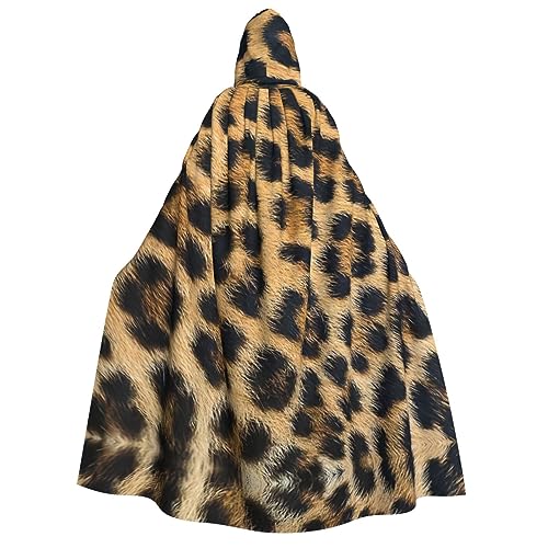 ERTTNT Roher Leopardenmuster, Uni, Halloween-Kostüm, Kapuzenumhang, Umhang, übergroß, Cosplay, Messen und mehr ERTTNT Roher Leopardenmuster, Uni, Halloween-Kostüm, Kapuzenumhang, Umhang, übergroß, Cosplay, Messen und mehr von ERTTNT