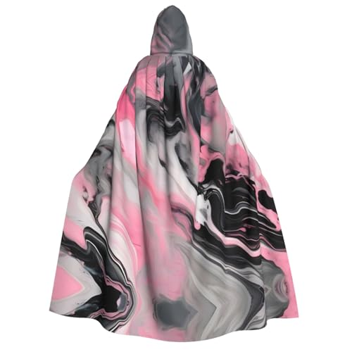 ERTTNT Rosa abstrakte Tinte, Marmor, Grau, künstlerischer Druck, Uni, Halloween-Maskeraden, Kostüm, Kapuzenumhang, Umhang, übergroße Cosplay-Messen mehr ERTTNT Rosa abstrakte Tinte, Marmor, Grau, künstlerischer Druck, Uni, Halloween-Maskeraden, Kostüm, Kapuzenumhang, Umhang, übergroße Cosplay-Messen mehr von ERTTNT