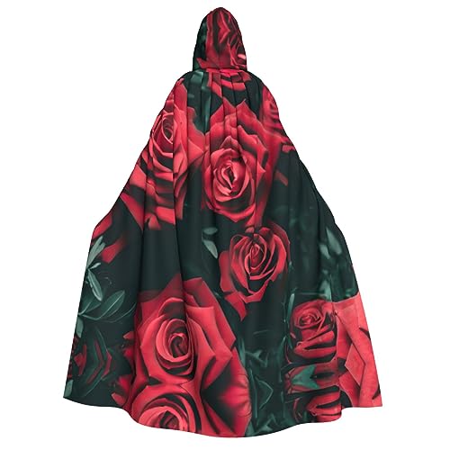 ERTTNT Roter Rosen-Druck, Uni, Halloween-Kostüm, Kapuzenumhang, Umhang, Übergröße, Cosplay, Messen mehr ERTTNT Roter Rosen-Druck, Uni, Halloween-Kostüm, Kapuzenumhang, Umhang, Übergröße, Cosplay, Messen mehr von ERTTNT