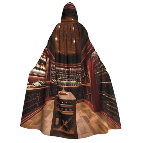 ERTTNT Rotweinkeller-Druck, Uni, Halloween-Kostüm, Kapuzenumhang, Umhang, Übergröße, Cosplay, Messen mehr ERTTNT Rotweinkeller-Druck, Uni, Halloween-Kostüm, Kapuzenumhang, Umhang, Übergröße, Cosplay, Messen mehr von ERTTNT
