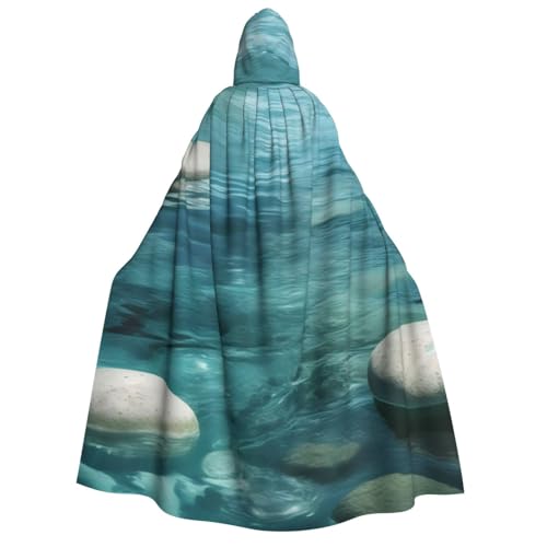 ERTTNT Ruhiger Wasserdruck, Uni, Halloween-Kostüm, Kapuzenumhang, Umhang, Übergröße, Cosplay, Messen und mehr ERTTNT Ruhiger Wasserdruck, Uni, Halloween-Kostüm, Kapuzenumhang, Umhang, Übergröße, Cosplay, Messen und mehr von ERTTNT