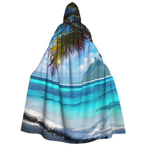 ERTTNT Tahiti Strand-Druck, Uni, Halloween-Kostüm, Kapuzenumhang, Umhang, Übergröße, Cosplay, Messen mehr ERTTNT Tahiti Strand-Druck, Uni, Halloween-Kostüm, Kapuzenumhang, Umhang, Übergröße, Cosplay, Messen mehr von ERTTNT