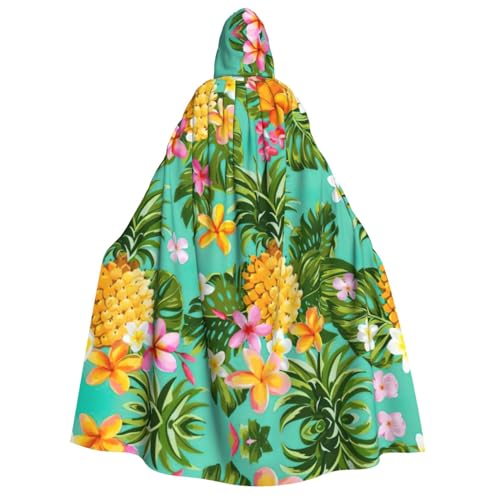 ERTTNT Tropische Früchte Ananas-Druck, Uni, Halloween-Kostüm, Kapuzenumhang, Umhang, übergroße Cosplay-Messen mehr ERTTNT Tropische Früchte Ananas-Druck, Uni, Halloween-Kostüm, Kapuzenumhang, Umhang, übergroße Cosplay-Messen mehr von ERTTNT