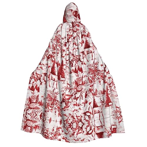 ERTTNT Umhang mit Kapuze, Motiv: Wildnis, Bär, Hirsch, leichter Umhang für Cosplay, Karneval, Maskerade, Vampir-Kostüme ERTTNT Umhang mit Kapuze, Motiv: Wildnis, Bär, Hirsch, leichter Umhang für Cosplay, Karneval, Maskerade, Vampir-Kostüme von ERTTNT
