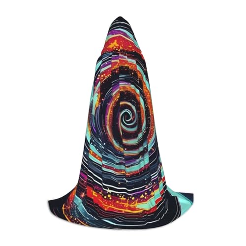 ERTTNT Uni-Kapuzenumhang mit kosmischem Aufdruck, Weltraum-Spirale, für Erwachsene ERTTNT Uni-Kapuzenumhang mit kosmischem Aufdruck, Weltraum-Spirale, für Erwachsene von ERTTNT