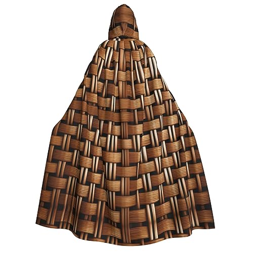 ERTTNT Weidengeflecht, gewebter Gitterdruck, Uni, Halloween-Kostüm, Kapuzenumhang, Umhang, Übergröße, Cosplay, Messen und mehr ERTTNT Weidengeflecht, gewebter Gitterdruck, Uni, Halloween-Kostüm, Kapuzenumhang, Umhang, Übergröße, Cosplay, Messen und mehr von ERTTNT
