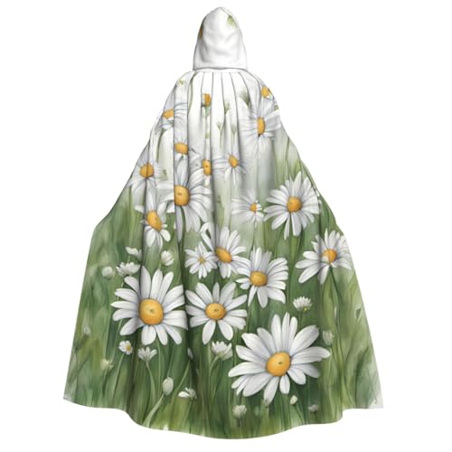 ERTTNT Weißes Gänseblümchen-Druck, Uni, Halloween-Kostüm, Kapuzenumhang, Umhang, übergroß, Cosplay, Messen mehr ERTTNT Weißes Gänseblümchen-Druck, Uni, Halloween-Kostüm, Kapuzenumhang, Umhang, übergroß, Cosplay, Messen mehr von ERTTNT