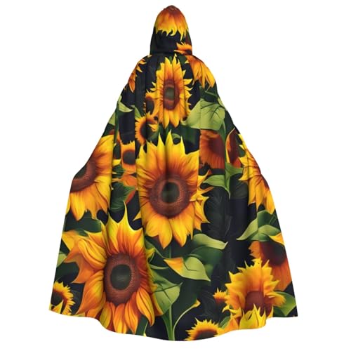 ERTTNT Wunderschöner Sonnenblumen-Druck, Uni, Halloween-Kostüm, Kapuzenumhang, Umhang, übergroße Cosplay-Messen mehr ERTTNT Wunderschöner Sonnenblumen-Druck, Uni, Halloween-Kostüm, Kapuzenumhang, Umhang, übergroße Cosplay-Messen mehr von ERTTNT