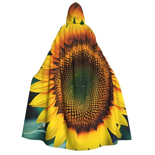 ERTTNT You Are My Sunshine Sonnenblumen-Druck, Uni, Halloween-Kostüm, Kapuzenumhang, Umhang, Übergröße, Cosplay, Messen und mehr ERTTNT You Are My Sunshine Sonnenblumen-Druck, Uni, Halloween-Kostüm, Kapuzenumhang, Umhang, Übergröße, Cosplay, Messen und mehr von ERTTNT