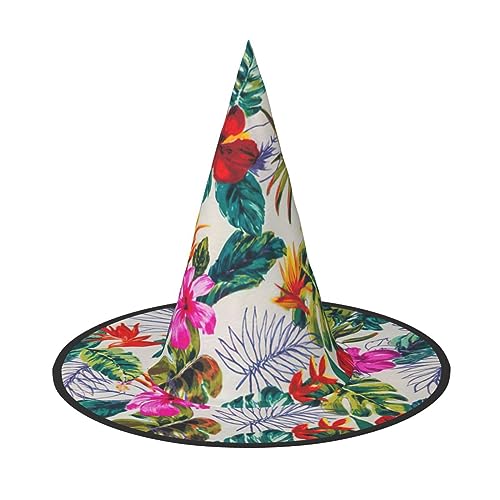 Hexenhut mit Blumen und Blättern, für Karneval, Halloween, für Partys, Maskeraden und Kostümveranstaltungen Hexenhut mit Blumen und Blättern, für Karneval, Halloween, für Partys, Maskeraden und Kostümveranstaltungen von ERTTNT