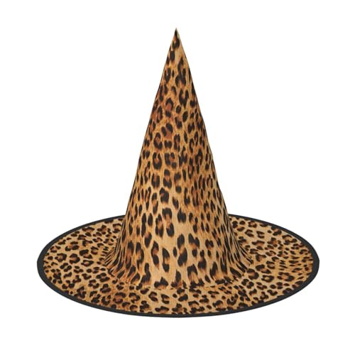 Hexenhut mit Leopardenmuster, für Karneval, Halloween, für Partys, Maskeraden und Kostümveranstaltungen Hexenhut mit Leopardenmuster, für Karneval, Halloween, für Partys, Maskeraden und Kostümveranstaltungen von ERTTNT