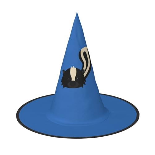Hexenhut mit Stinktierdruck, Rave, Karneval, Halloween, für Partys, Maskeraden und Kostümveranstaltungen Hexenhut mit Stinktierdruck, Rave, Karneval, Halloween, für Partys, Maskeraden und Kostümveranstaltungen von ERTTNT