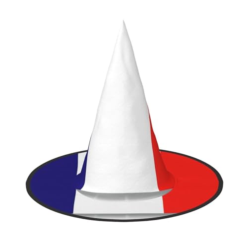 Hexenhut mit französischer Flagge, für Karneval, Halloween, für Partys, Maskeraden und Kostümveranstaltungen Hexenhut mit französischer Flagge, für Karneval, Halloween, für Partys, Maskeraden und Kostümveranstaltungen von ERTTNT
