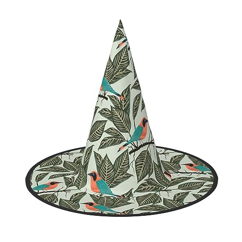 Hexenhut mit tropischen Pflanzen für Karneval, Halloween, für Partys, Maskeraden und Kostümveranstaltungen Hexenhut mit tropischen Pflanzen für Karneval, Halloween, für Partys, Maskeraden und Kostümveranstaltungen von ERTTNT